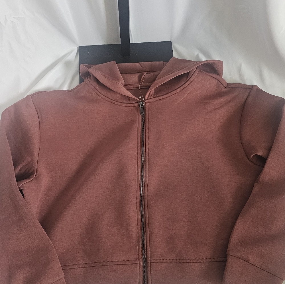 a new day Zip Hoodie with Soft Matte Finish